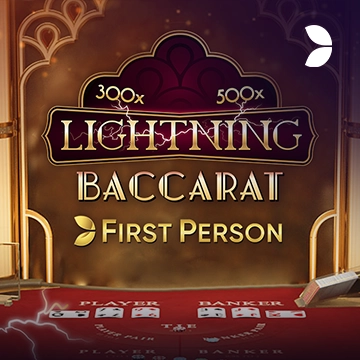 First Person Lightning Baccarat - BEERSLOT365