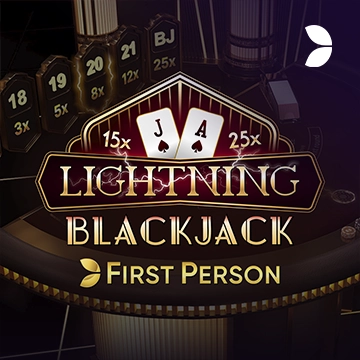 First Person Lightning Blackjack - BEERSLOT365